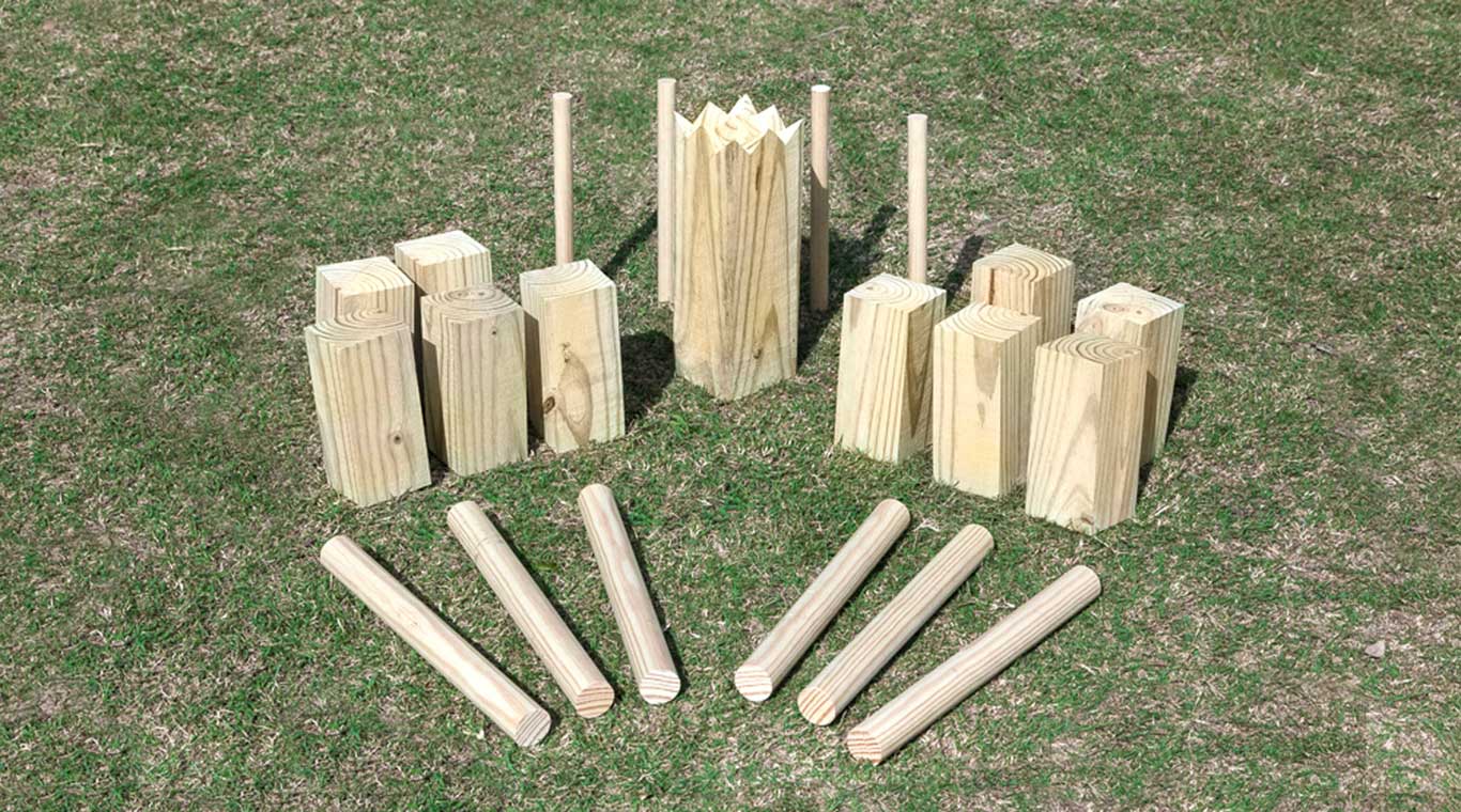 Kubb Set, wooden Kubb set Plans