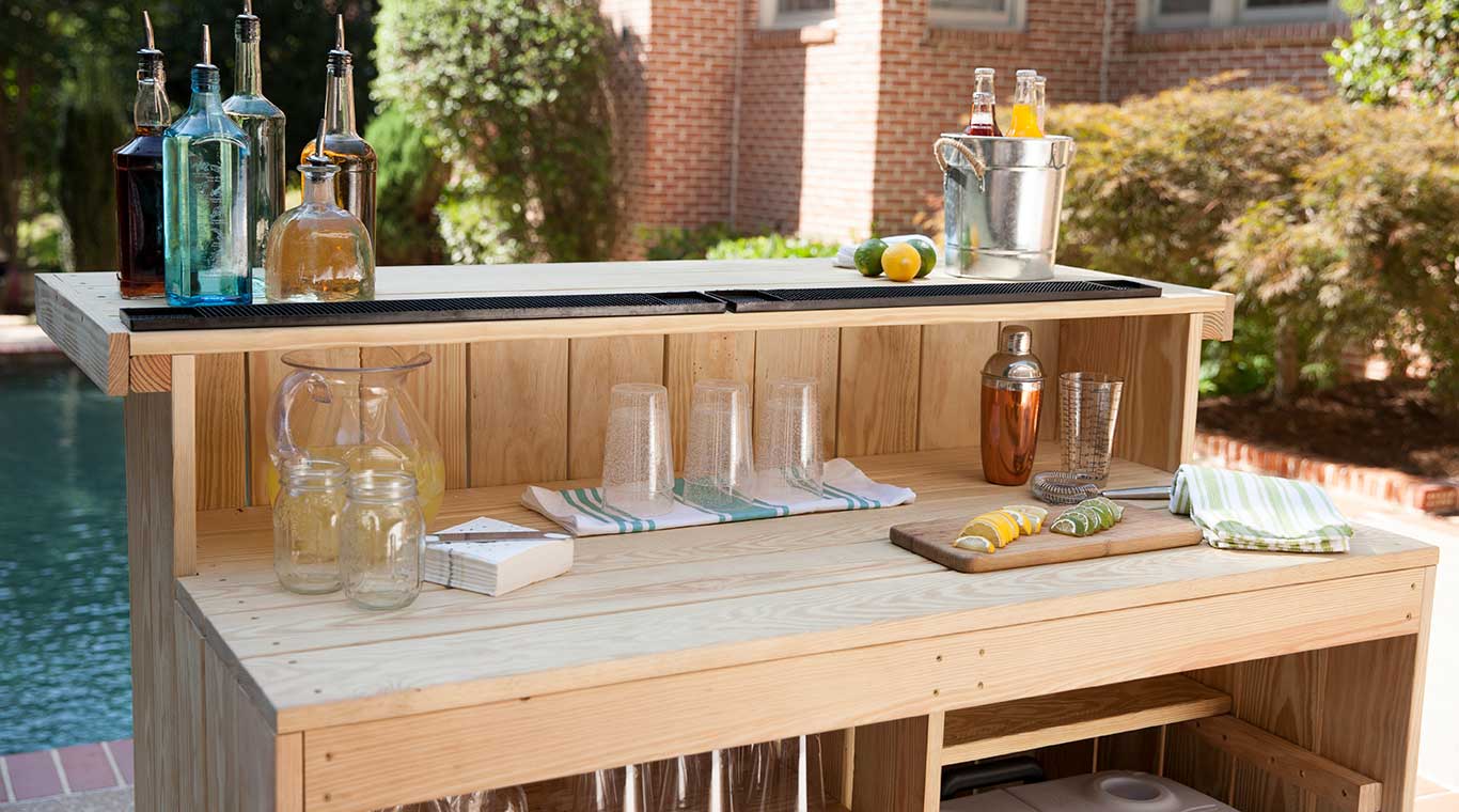 Build Outdoor Home Bar