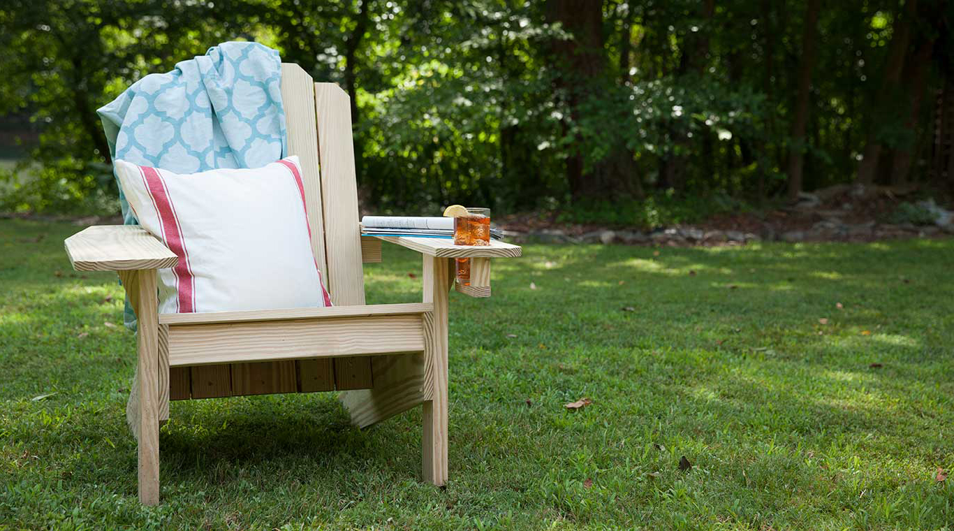 Free Adirondack Chair plans and project YellaWood