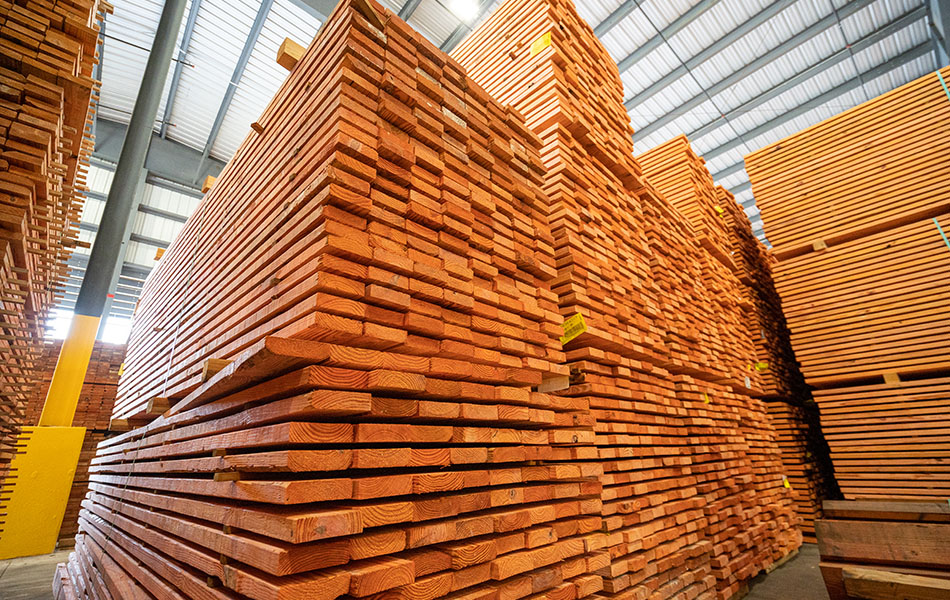FlameFreez Fire Rated Lumber in Warehouse